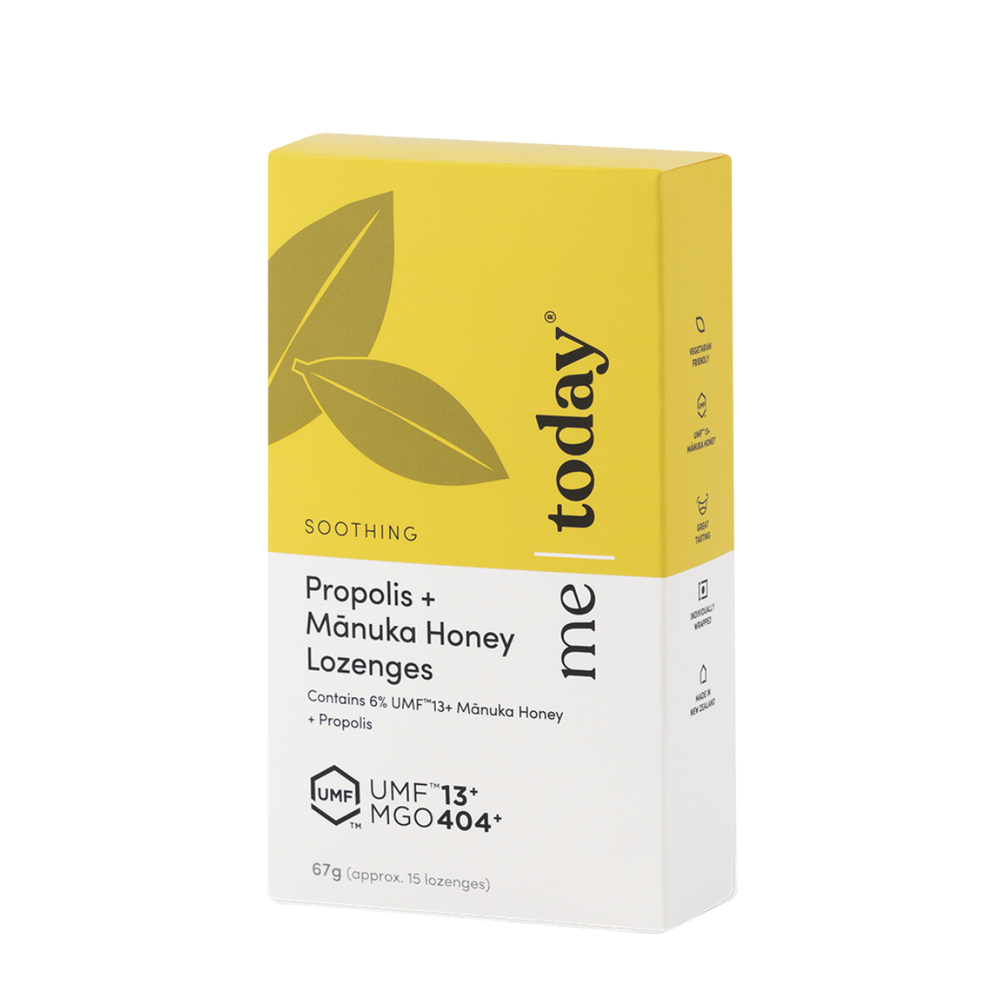 Soothing Propolis and Mānuka Honey Lozenges