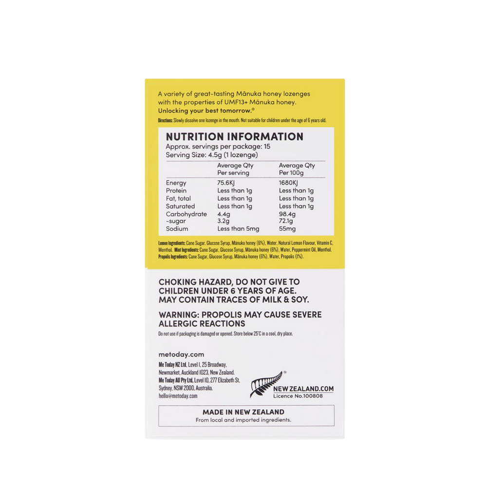 Soothing Assorted Mānuka Honey Lozenges