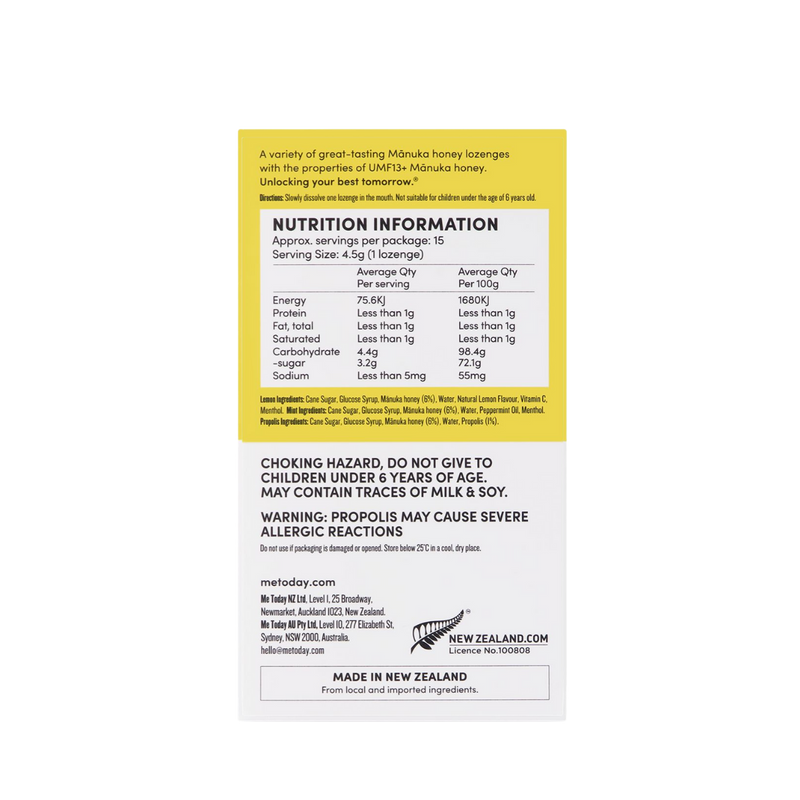 Soothing Assorted Mānuka Honey Lozenges