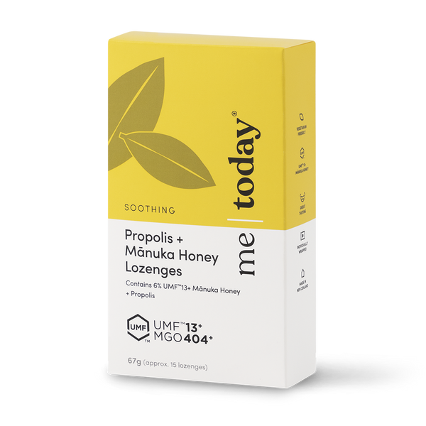 Soothing Propolis and Mānuka Honey Lozenges